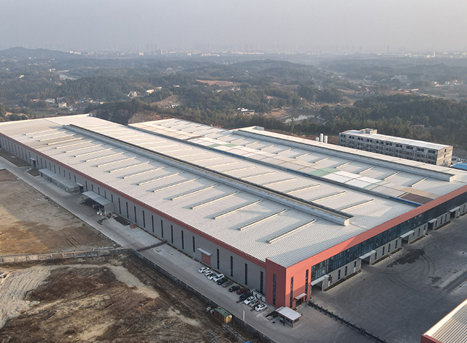 Factory aerial photo